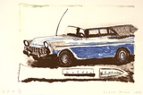 Artist: Moore, Robert. | Title: Holden station wagon | Date: 1989 | Technique: lithograph, printed in colour, from three stones