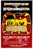 Artist: Jason. | Title: New Dreaming Festival | Date: 1991, May | Technique: screenprint, printed in red, yellow and black ink, from three stencils
