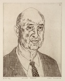 Artist: Miller, Lewis. | Title: William Robinson | Date: 1994 | Technique: etching, printed in black ink, from one plate | Copyright: © Lewis Miller. Licensed by VISCOPY, Australia
