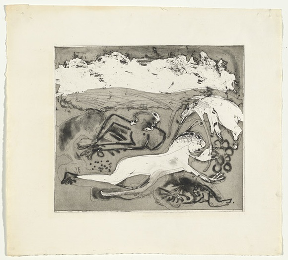 Artist: BOYD, Arthur | Title: Unidentified (not Lysistrata?). | Date: c.1970 | Technique: etching and aquatint, printed in black ink, from one plate | Copyright: Reproduced with permission of Bundanon Trust