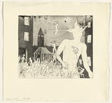 Artist: Shead, Garry. | Title: The fool | Date: c. 1986 | Technique: etching and aquatint, printed in black ink, from one plate | Copyright: © Garry Shead