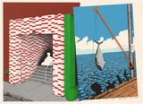 Title: In out: Iran | Date: 1980 | Technique: screenprint, printed in colour, from multiple stencils