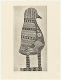 Artist: Murray, Janice. | Title: Jurriyi | Date: 2001, February - March | Technique: etching, printed in black ink, from  one plate | Copyright: © Janice Murray and Jilamara Arts + Craft