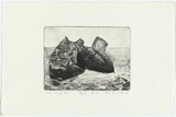 Artist: Anceschi, Eros. | Title: Eagle rock | Date: 1986 | Technique: aquatint, printed in black ink, from one plate