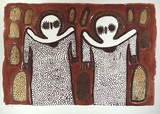 Artist: Karadada, Lilly. | Title: not titled # 6 | Date: 2000, November | Technique: lithograph, printed in colour, from three stones