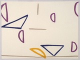 Artist: Rooney, Robert. | Title: JCV10 | Date: 2002, April - May | Technique: lithograph, printed in yellow, blue, magenta and grey ink | Copyright: Courtesy of Tolarno Galleries