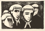 Artist: Dickerson, Robert. | Title: Negotiation | Date: 1990 | Technique: lithograph, printed in black ink, from one stone
