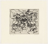 Artist: Forthun, Louise. | Title: Split II | Date: 2001 | Technique: etching and drypoint, printed in black ink, from one copper plate