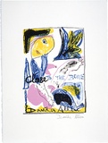 Artist: Allen, Davida | Title: Close to the bone | Date: 1991, July - September | Technique: lithograph, printed in colour, from four stones