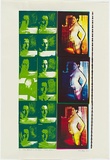 Artist: MEYER, Bill | Title: Eating mussels in the bath. Later still | Date: 1973 | Technique: screenprint, printed in colour, from seven stencils | Copyright: © Bill Meyer