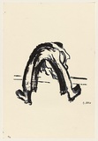 Title: Cement worker | Date: 1965 | Technique: screenprint, printed in grey and black ink, from two stencils