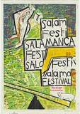 Artist: Salamanca Festival. | Title: Salamanca Festival | Date: 1989 | Technique: woodcut, printed in colour, from six blocks