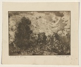 Title: Evening | Date: 1964 | Technique: etching and aquatint, printed in black ink, from one plate