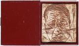 Artist: VIRIDIAN PRESS | Title: Alphabet/Haemorrhage. | Date: 1996 | Technique: etching, printed in red ochre ink, from one plate
