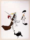 Artist: Lanceley, Colin. | Title: Some adventures of Don Quixote de la Mancha | Date: 1972 | Technique: screenprint, printed in colour, from multiple stencils | Copyright: © Colin Lanceley. Licensed by VISCOPY, Australia