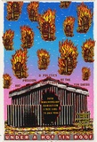 Artist: Debenham, Pam. | Title: Under a hot tin roof. | Date: 1995 | Technique: screenprint, printed in colour, from eight stencils