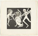 Artist: BOYD, Arthur | Title: Magistrate to his guards. | Date: (1970) | Technique: etching and aquatint, printed in black ink, from one plate | Copyright: Reproduced with permission of Bundanon Trust
