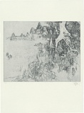 Title: Angkor | Date: 1969 | Technique: line-etching, aquatint and drypoint, printed in blue/black ink, from one plate