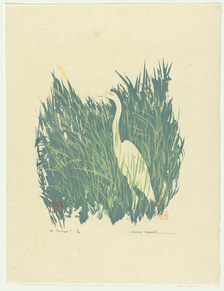 Artist: b'Thorpe, Lesbia.' | Title: b'Up periscope!' | Date: 1974 | Technique: b'screenprint, printed in colour, from three stencils'