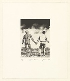 Artist: b'EWINS, Rod' | Title: b'Ecce Homo.' | Date: 1984, November | Technique: b'photo-etching and aquatint, printed in black ink, from one plate'