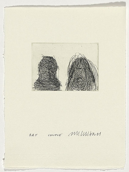 Artist: Cullen, Adam. | Title: Couple | Date: 2001 | Technique: etching, printed in black ink, from one plate