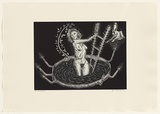 Artist: b'LETHBRIDGE, John' | Title: b'Ring cycle II' | Date: 1988 | Technique: b'etching and aquatint, printed in black ink, from one plate'