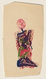 Title: b'Figure' | Technique: b'screenprint, printed in colour, from multiple stencils'