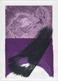 Artist: b'MEYER, Bill' | Title: b'Kabbalistic gap' | Date: 1981 | Technique: b'screenprint, printed in purple and blue ink, from five stencils' | Copyright: b'\xc2\xa9 Bill Meyer'