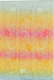 Artist: Kantilla, Osmond. | Title: Bathurst Island - wrapping paper design. | Date: 1986 | Technique: screenprint, printed in colour, from three stencils