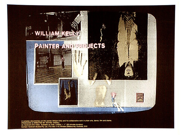 Artist: b'Kelly, William.' | Title: b'Poster: Painter and Projects' | Technique: b'offset-lithograph, printed in black ink, from one plate' | Copyright: b'\xc2\xa9 William Kelly'