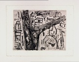 Artist: MACQUEEN, Mary | Title: Spring | Date: 1963 | Technique: sugar lift, etching, deep etch, aquatint, and burnishing printed in black ink, from one plate | Copyright: Courtesy Paulette Calhoun, for the estate of Mary Macqueen
