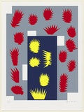 Artist: b'Jacks, Robert.' | Title: b'Garden door.' | Date: 2001 | Technique: b'screenprint, printed in colour, from five stencils'