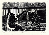 Artist: b'Saunders, Peter.' | Title: b'Dipoles' | Date: 1987 | Technique: b'screenprint, printed in black ink, from one screen'