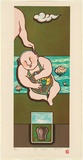 Artist: Guan Wei. | Title: Big baby | Date: 1994 | Technique: lithograph, printed in colour, from multiple plates