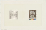 Artist: b'MADDOCK, Bea' | Title: b'Pages' | Date: 1979 | Technique: b'photo-etching, burnishing, relief-etching and letterpress, printed in colour'