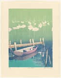 Artist: b'Harbeck, Ron.' | Title: b'Sanctuary from the storm. [left panel]' | Date: 1987 | Technique: b'screenprint, printed in colour, from ten stencils'