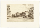 Artist: PLATT, Austin | Title: Presbyterian Ladies College, Pymble | Date: 1946 | Technique: etching