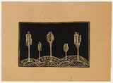 Artist: Klippel, Robert. | Title: not titled. | Date: c. 1985 | Technique: linocut, printed in black ink, from one block