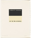 Artist: Burgess, Peter. | Title: robert rooney: or to be ornery. | Date: 2001 | Technique: computer generated inkjet prints, printed in colour, from digital file