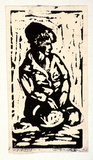 Artist: Taylor, John H. | Title: Richard | Date: 1952 | Technique: linocut, printed in black ink, from one block