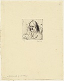 Artist: WALKER, Murray | Title: A little plate of old Mears | Date: 1962 | Technique: drypoint, printed in black ink, from one plate