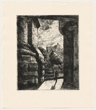 Artist: AMOR, Rick | Title: Passage. | Date: 1993 | Technique: etching, printed in black ink with plate-tone, from one plate