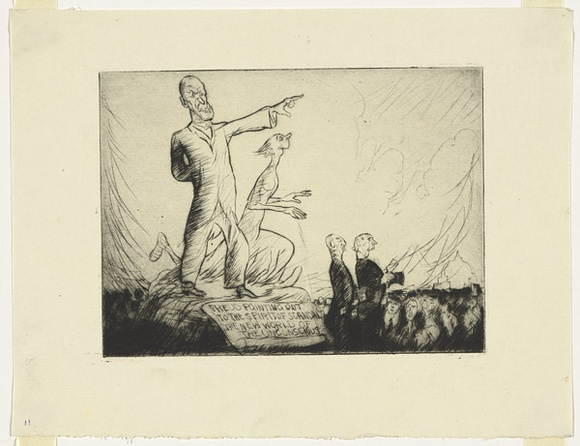 Artist: b'Dyson, Will.' | Title: b'Our psycho analysts: Freud pointing out to the spirit of scandal the new world of the unconscious.' | Date: c.1929