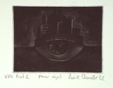 Artist: Chancellor, Lainie. | Title: Power object | Date: 1988 | Technique: etching and aquatint, printed in black ink, from one plate