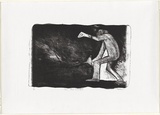 Artist: b'Dickerson, Robert.' | Title: b'The steelworker.' | Date: 1984 | Technique: b'lithograph, printed in black ink, from one stone'