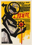 Artist: b'Stark, Al.' | Title: b'Robot RMIT.' | Date: 2002 | Technique: b'screenprint, printed in colour, from multiple stencils'