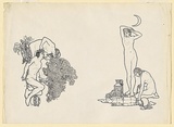 Title: proof for Queen Rosamond [plate 2] | Date: 1922 | Technique: lineblock, printed in black ink, from one block