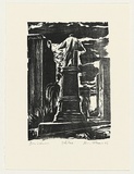Artist: AMOR, Rick | Title: Statue. | Date: 1992 | Technique: woodcut, printed in black ink, from one block