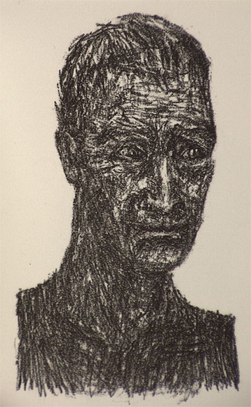 Artist: b'Harman, Julia.' | Title: b'Book of heads [8]' | Date: 1990, October | Technique: b'lithograph, printed in black ink, from one stone' | Copyright: b'\xc2\xa9 Julia Harman'