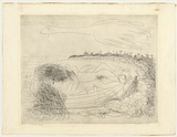 Artist: BOYD, Arthur | Title: Lovers in a boat. | Date: (1968-69) | Technique: etching, printed in black ink, from one plate | Copyright: Reproduced with permission of Bundanon Trust